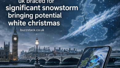 UK braced for significant snowstorm potential white Christmas